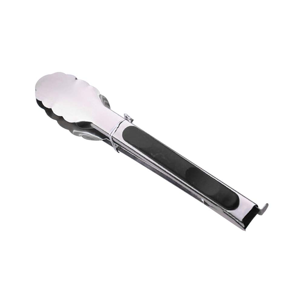 BBQ Tongs LZDseller01 Stainless Steel Heat Resistant Easy Clean No Zero Black 12