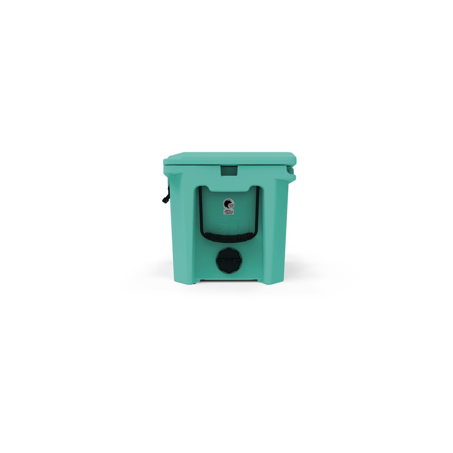 60 Cooler Grizzly | 60 qt Ice Chest Durable Rotomolded Insulated | Made in USA | Warranty for Life | for Beach Boat Camping Fishing Hunting | G60 | Seafoam