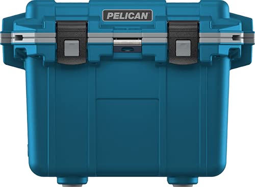 30 Quart Pelican Elite Cooler (Pacific Blue/Grey)
