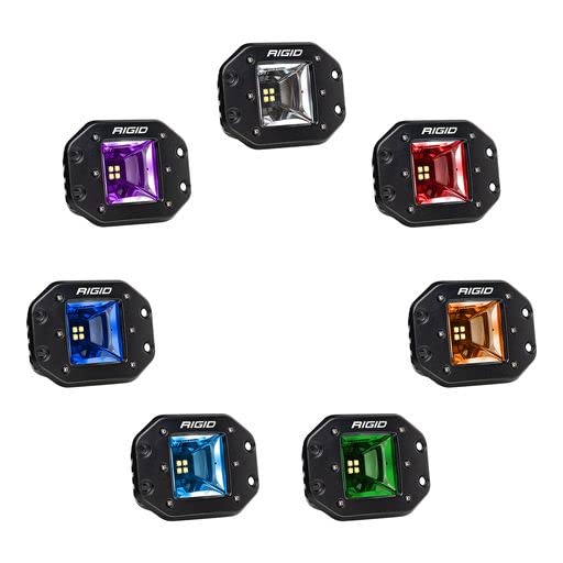 Radiance+ RIGID INDUSTRIES 682153 Scene RGBW Flush Mount | Pair