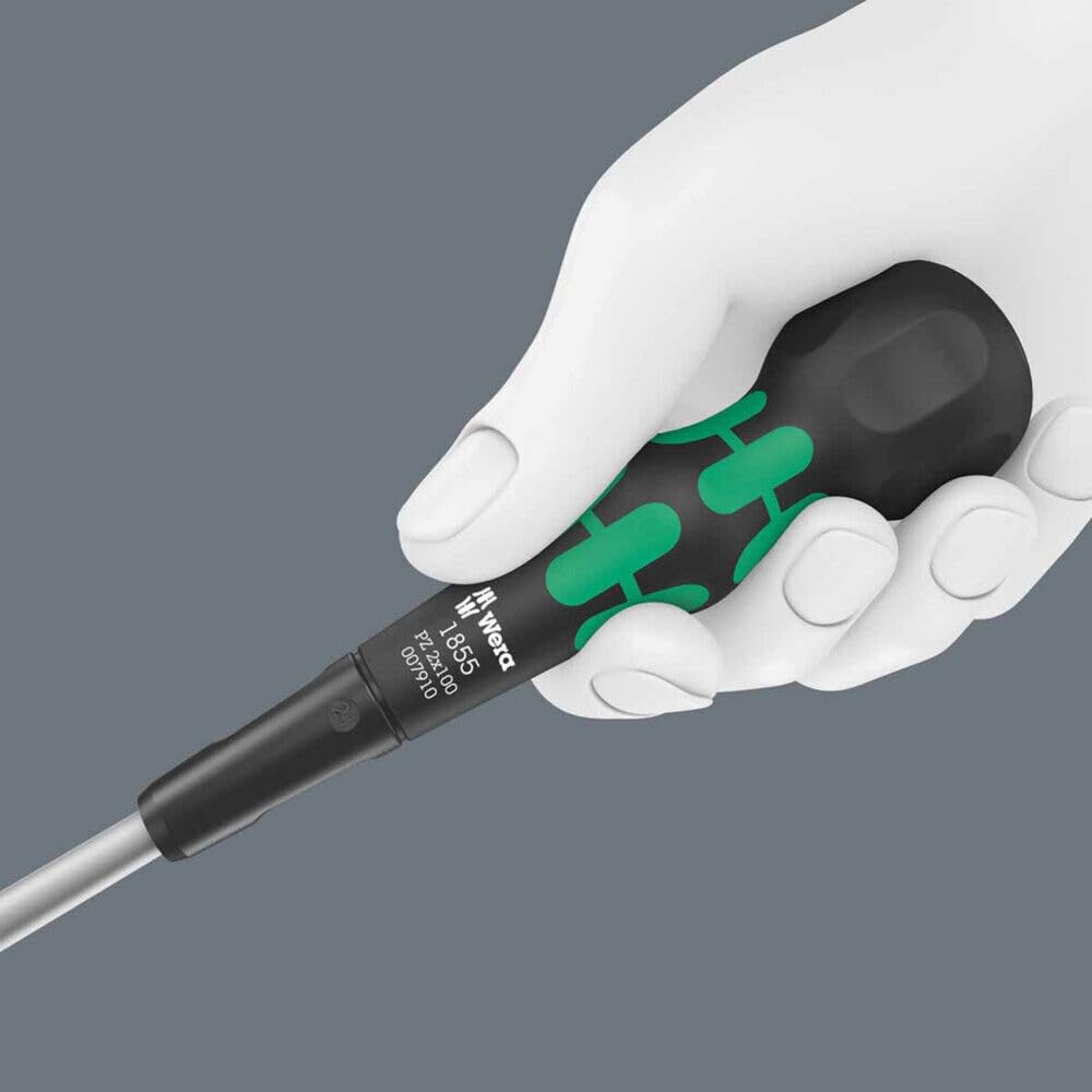 PZ 2 X 100 MM BALL-GRIP SCREWDRIVER SB 1855 WITH HANG TAG
