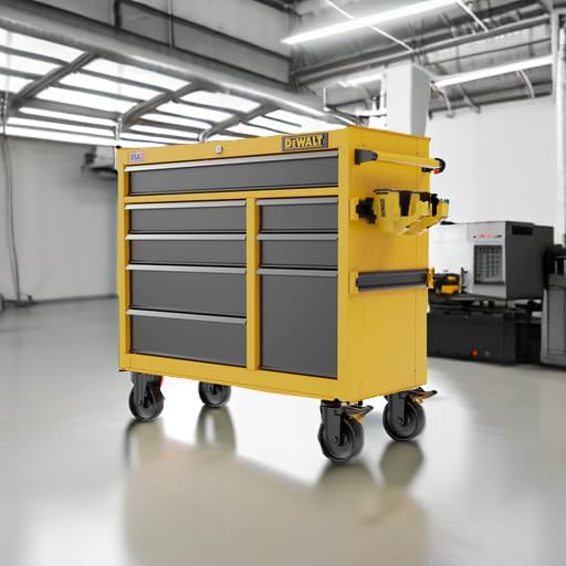 DEWALT 9 Drawers Tool Chest with 41 Inch, 100lb Drawer Capacity, DEWALT Workshop Storage System Compatible (DWST41092)