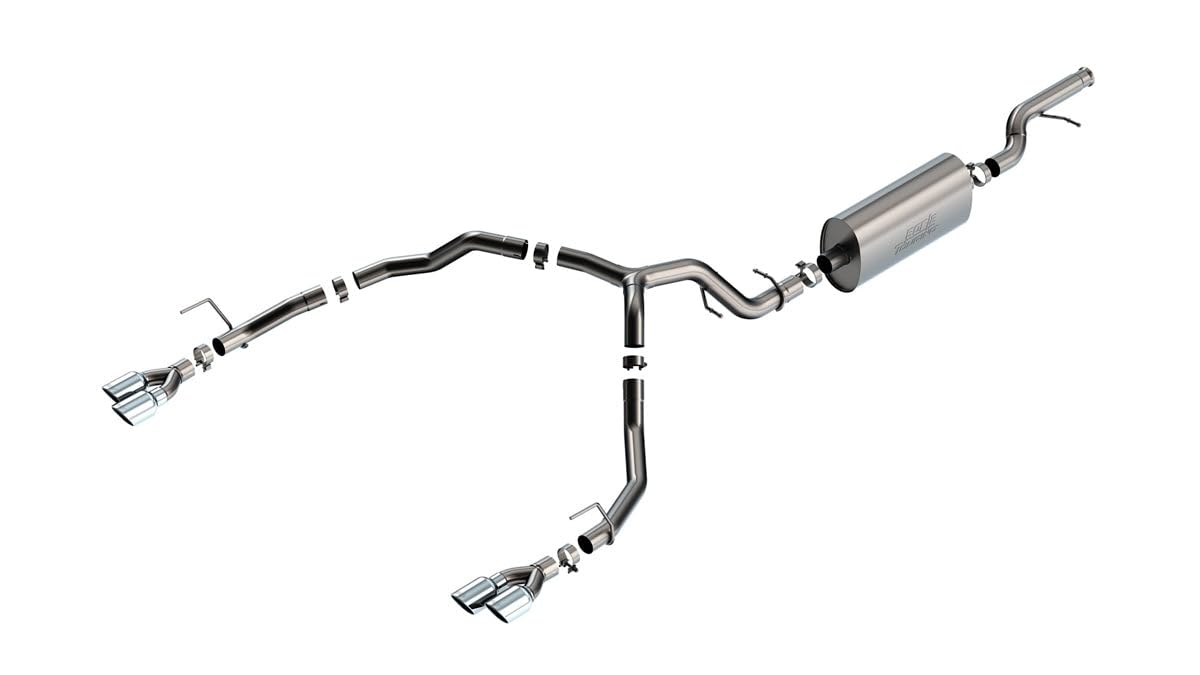 Borla 21-22 Chevrolet Tahoe 5.3L V8 3.00in/2.75in Touring Cat-Back Exhaust w/Chrome Tips - 140856 2/4WD 4DR
