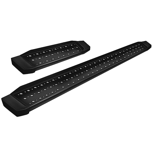 Spartan Running Boards Black Black Horse Compatible with 2022-2025 Ford E-Transit Super Crew Cab-SR-FO83596