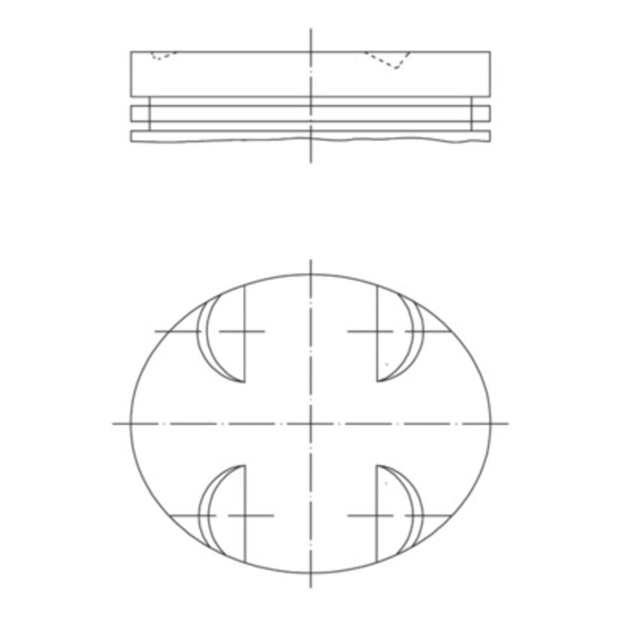 Engine MAHLE Piston 0052400