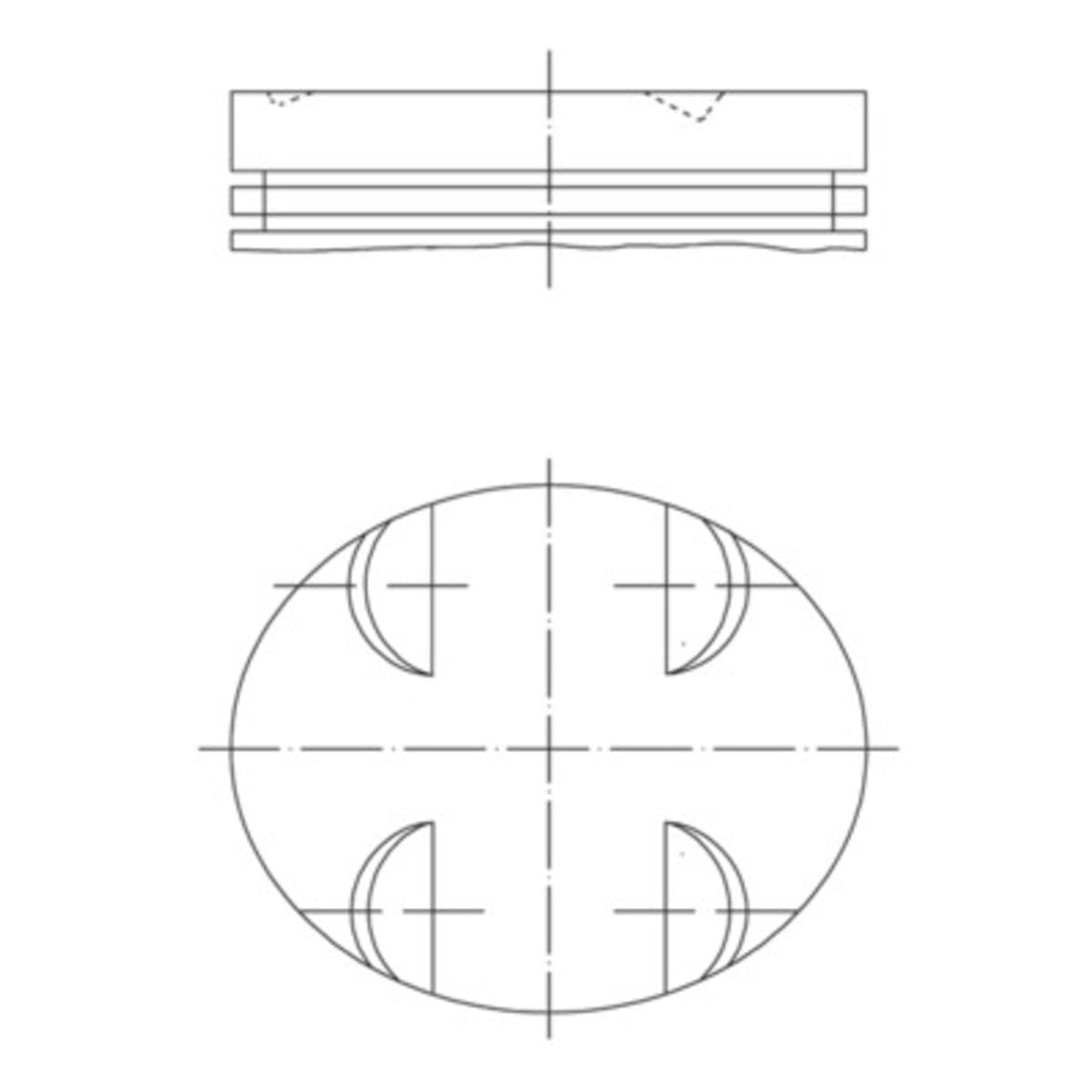 Engine MAHLE Piston 0052400