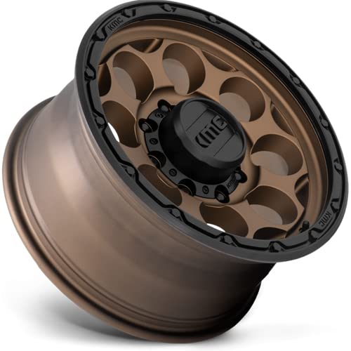 KMC Wheels KM5416 Wheel Matte Bronze with Black Lip Aluminum (17 x 9. inches /6 x 139 mm, -12 mm Offset)