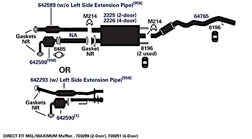 8405 AP Exhaust Products Catalytic Converter Gasket