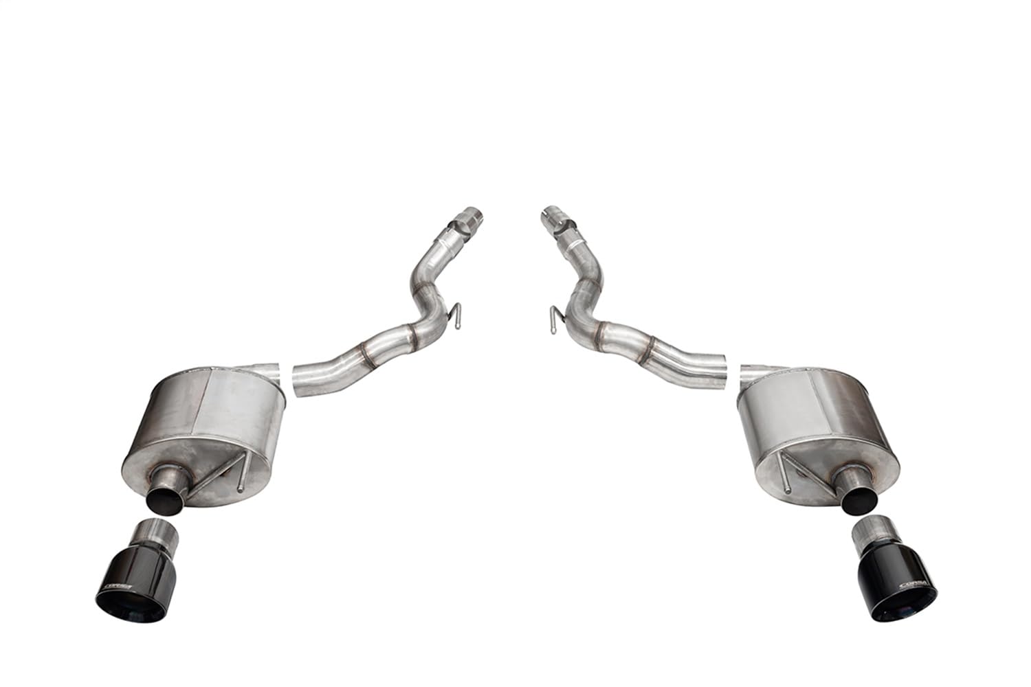 3.0 in Axle-Back Sport, Touring / 4.5 in Slash Tips | 2024 Mustang GT Convertible (21272, 21276)