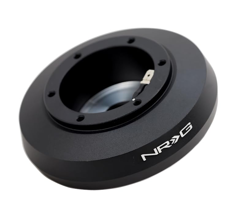 Steering Wheel Short Hub NRG Innovations Compatible With 2017+: Hyundai Genesis / 2015+: Kia Optima, 6x70mm bolt pattern, Retain Horn & Turn Signals, NRG-SRK-166H
