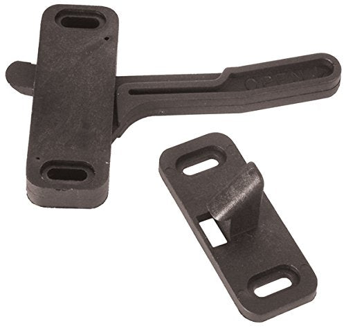 Phillips Screen Door Catch, RV Designer E295, Right Hand, Entry Door Hardware, Black