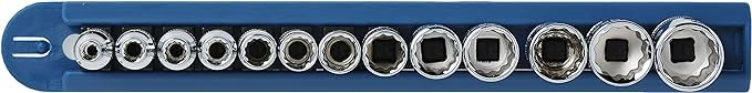 1/4" Drive GEARWRENCH 13 Pc. 12 Pt. Standard Socket Set, Metric - 80306