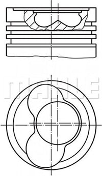 Engine MAHLE Piston 0306502