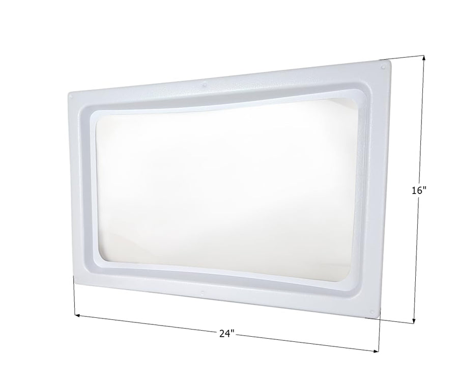 RV Skylight Inner Dome ICON 12149, White, 24 Inch
