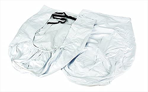 Camco Vinyl Tire Protectors 45323 2 Pack44; Arctic White - 30-32 in.