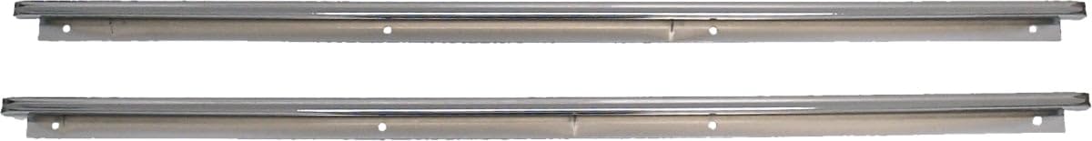 Door Panel Trim Set Brothers Trucks U1200-67 - Chrome - Pair