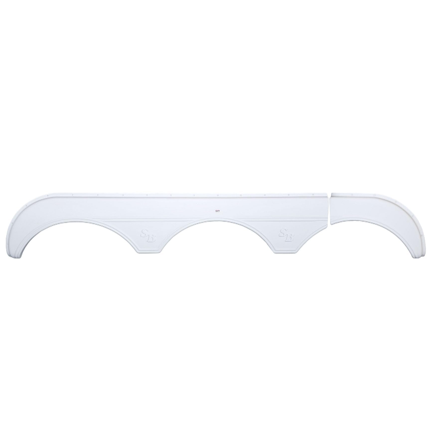 Fender Skirt, ICON Triple, Sunnybrook, FS2661, Polar White