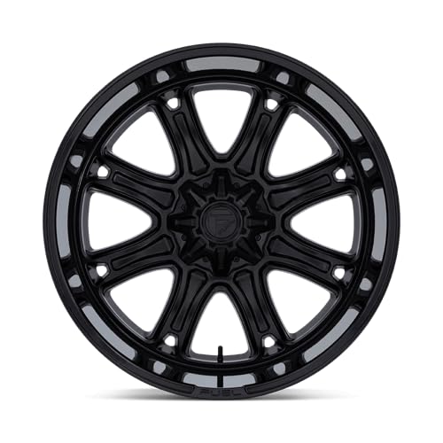 1PC Fuel D853 24X12 5X4.5/5 M-BLK G-BLK-LP -44MM - FC853MB24121444N