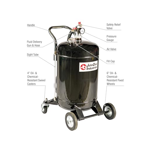 15-Gallon JohnDow Industries Portable Oil and Fluid Dispenser JDI-15DP