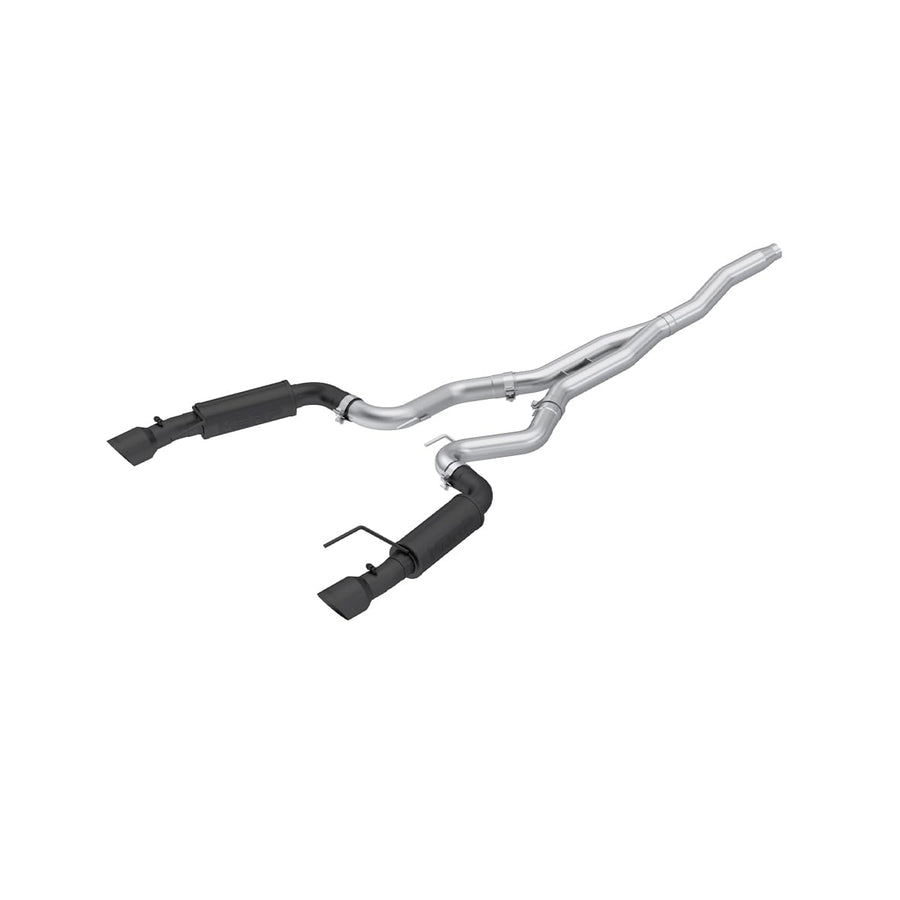 3" MBRP Cat Back, Dual Split Rear, Race Version Exhaust System with 4.5" Tips (Black Coated)