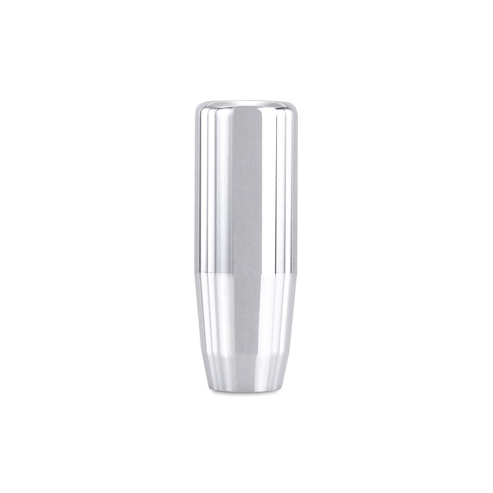 Mishimoto Weighted Shift Knob MMSK-SL, with 3 Thread Pitch Inserts for Universal Fit, Silver Steel