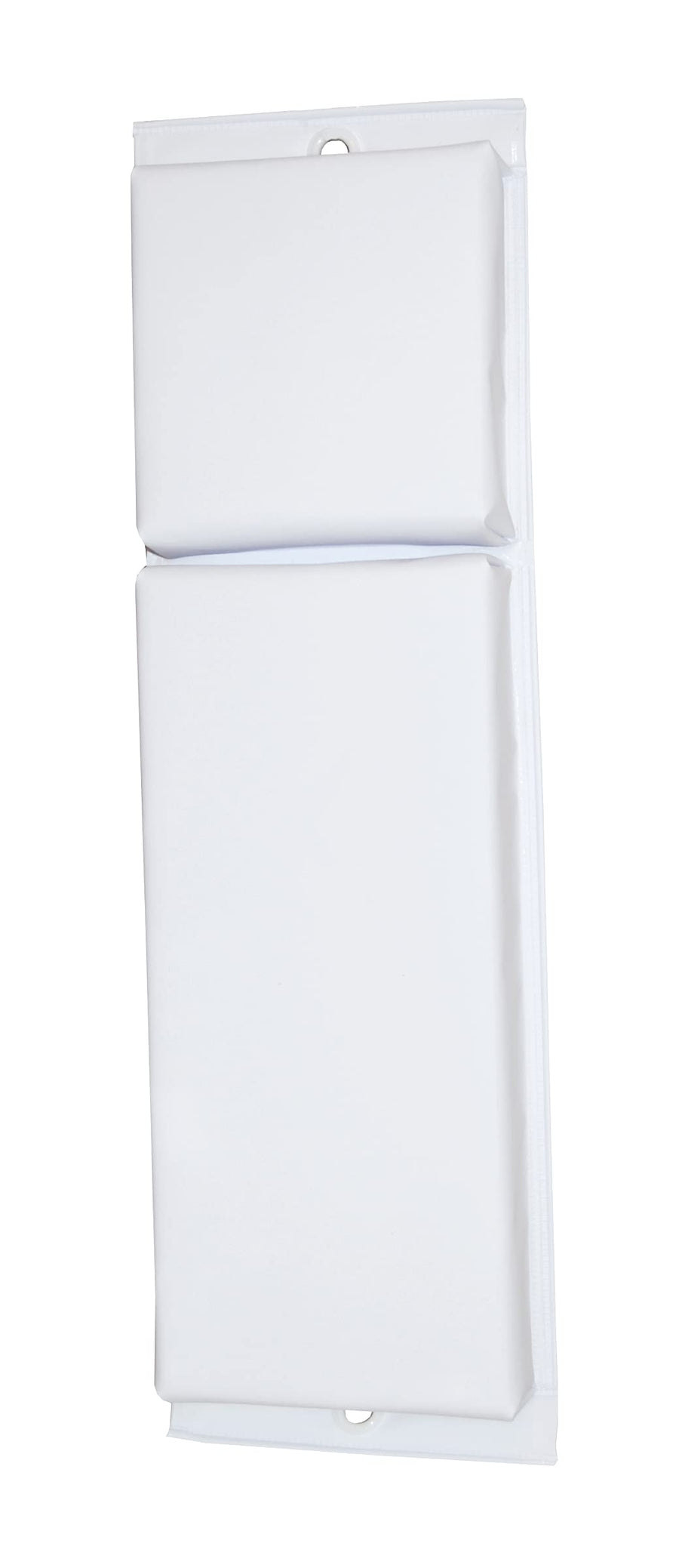Vinyl Covered Hull-Saver Contoured Fender, White (30"L x 6"W x 4"D)