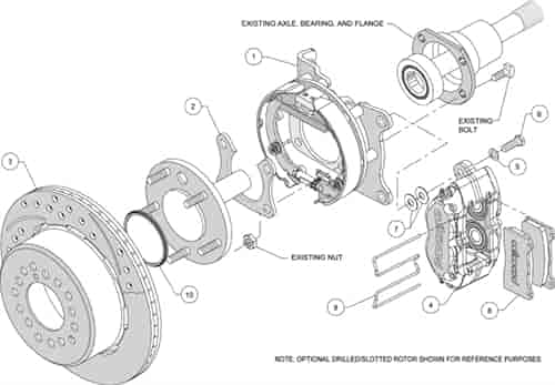P/S DP-DB Brake Kit, Drilled Park