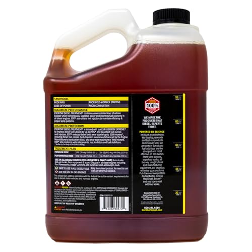 Everyday Diesel Treatment Hot Shot's Secret 1 Gallon, 6-in-1 Diesel Additive - Injector Cleaner, Fuel System Cleaner, Fuel Additive Boosts Cetane (HSSEDT01G)