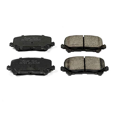 Power Stop Z16 Evolution Rear Ceramic Brake Pads For Acura MDX 2014-2016, Honda Passport 2019-2022, Honda Pilot 2016-2022, Honda Ridgeline 2017-2022 [Model Specific]