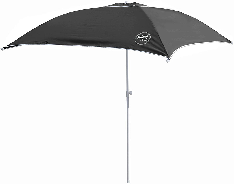 Anchorshade III Boat Shade, Taylor Made, Black, 6' x 6', Adjustable Aluminum Pole to 8 Feet, UV-Treated Fade-Resistant Nylon, Market-Style Top, Carrying Case, Fits Most Boats and Benches – 22049