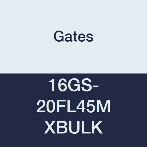 Gates XBULK 16GS-20FL45M GlobalSpiral Couplings, Code 61 O-Ring Flange, Zinc Plated Carbon Steel, 6.22", 45° Bent Tube, 1" ID (Pack of 25)