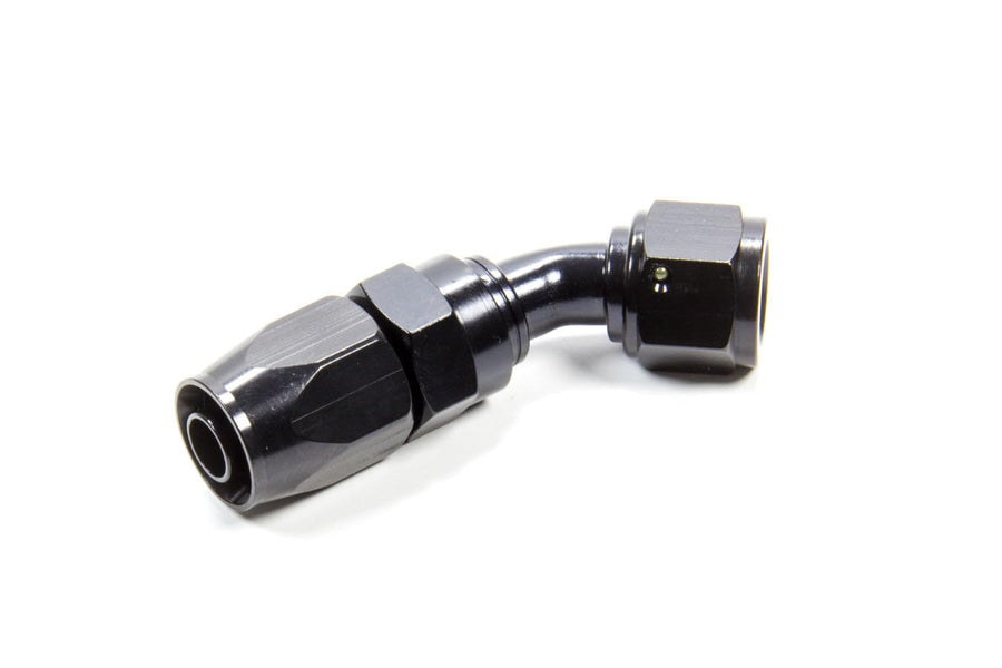 -8AN Hose 45 Degree Expanding Hose End - Black Fragola -6AN Nut