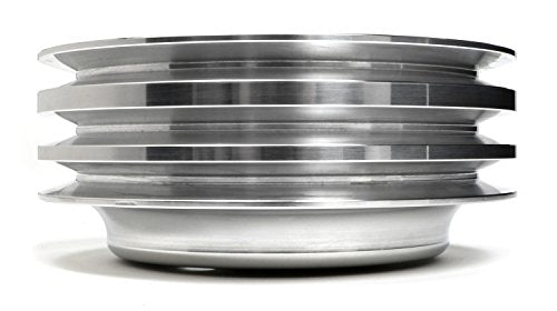 Polished Aluminum Trans-Dapt 6058 3-Groove Crankshaft Pulley