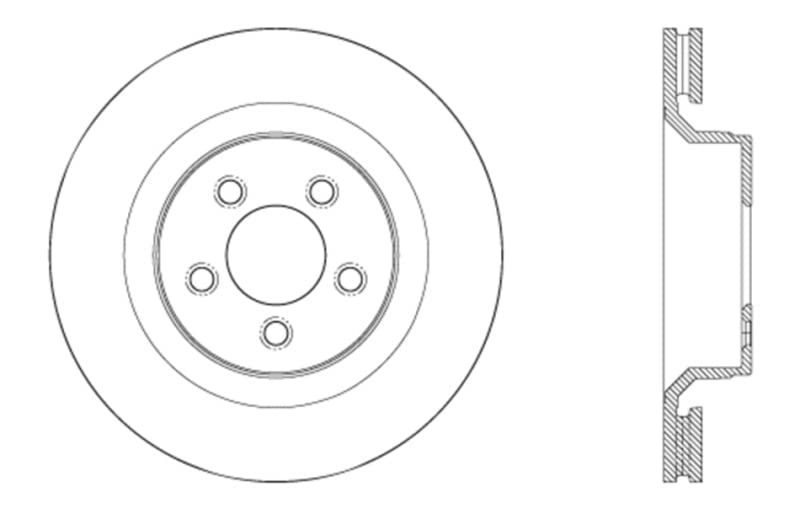 Sport Drilled/Slotted Brake Rotor StopTech 127.63078R (Front Right), 1 Pack