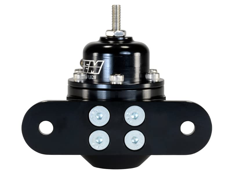 High Volume AEM 25-302BK Black Adjustable Fuel Pressure Regulator
