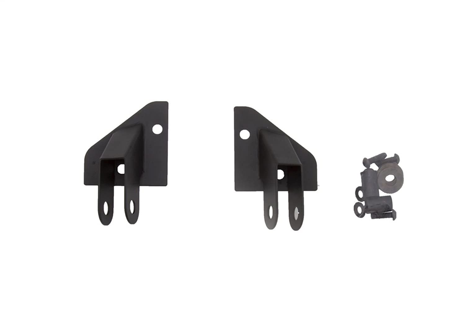 RAMPAGE PRODUCTS Mirror Bracket Relocation for Jeep Wrangler YJ | Black, Pair | 8685 | Fits 1987-1995 Jeep Wrangler YJ