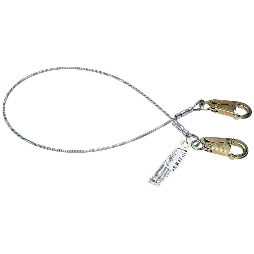 2 Ft. Werner Cable Positioning Lanyard (1/4 In Vinyl Cable Snaphook)