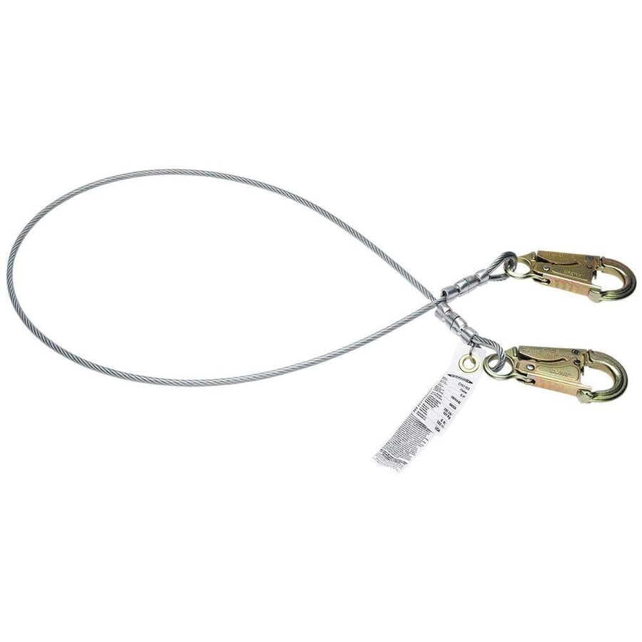 2 Ft. Werner Cable Positioning Lanyard (1/4 In Vinyl Cable Snaphook)