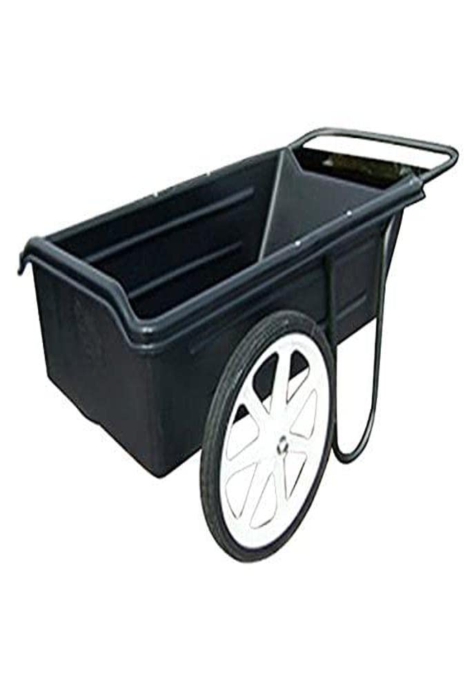 Dock Pro Taylor Made Dock Cart, 47 x 23 x 13-Inch, Ergonomic, Curved Handle, Marine Plastic Rim Wheels, 7 Cubic Feet, 300 lbs. Capacity, Hand Wheelbarrow for Garden, Landscape, Yard, Cargo - 1060