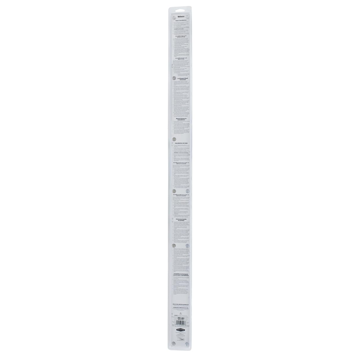 305-483 Wilson Antennas CB Antenna Silver Load FGT Series 3FT Fiberglass Whip Antenna AM|FM Ready-Black