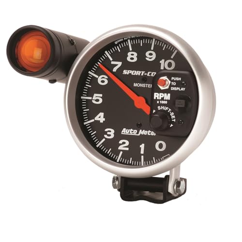 Auto Meter Sport-Comp 3904 Shift-Lite Tachometer 5.000 in.
