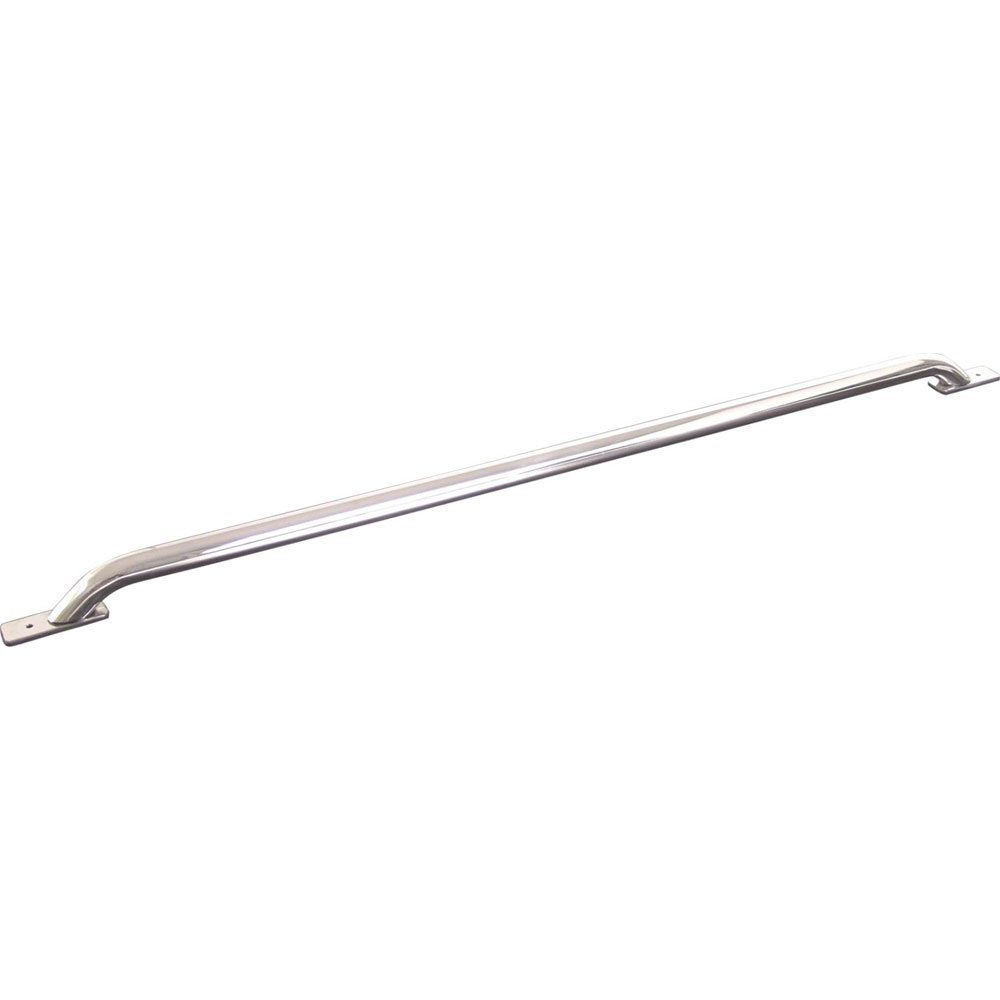 Truck Bed Rails TrailFX D0002S Fits Chevrolet Silverado 1500 5.7 Foot Bed 2014-2018 Steel 2 Inch Polished Stainless Steel Bed Rail, Stake Pocket Mount
