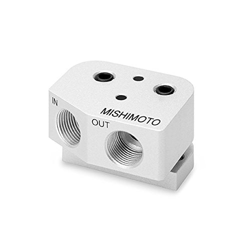 Mishimoto Front-Sump Oil Cooler Adapter MMOCA-GTO Fits Pontiac GTO LS1/LS2 2004 Silver