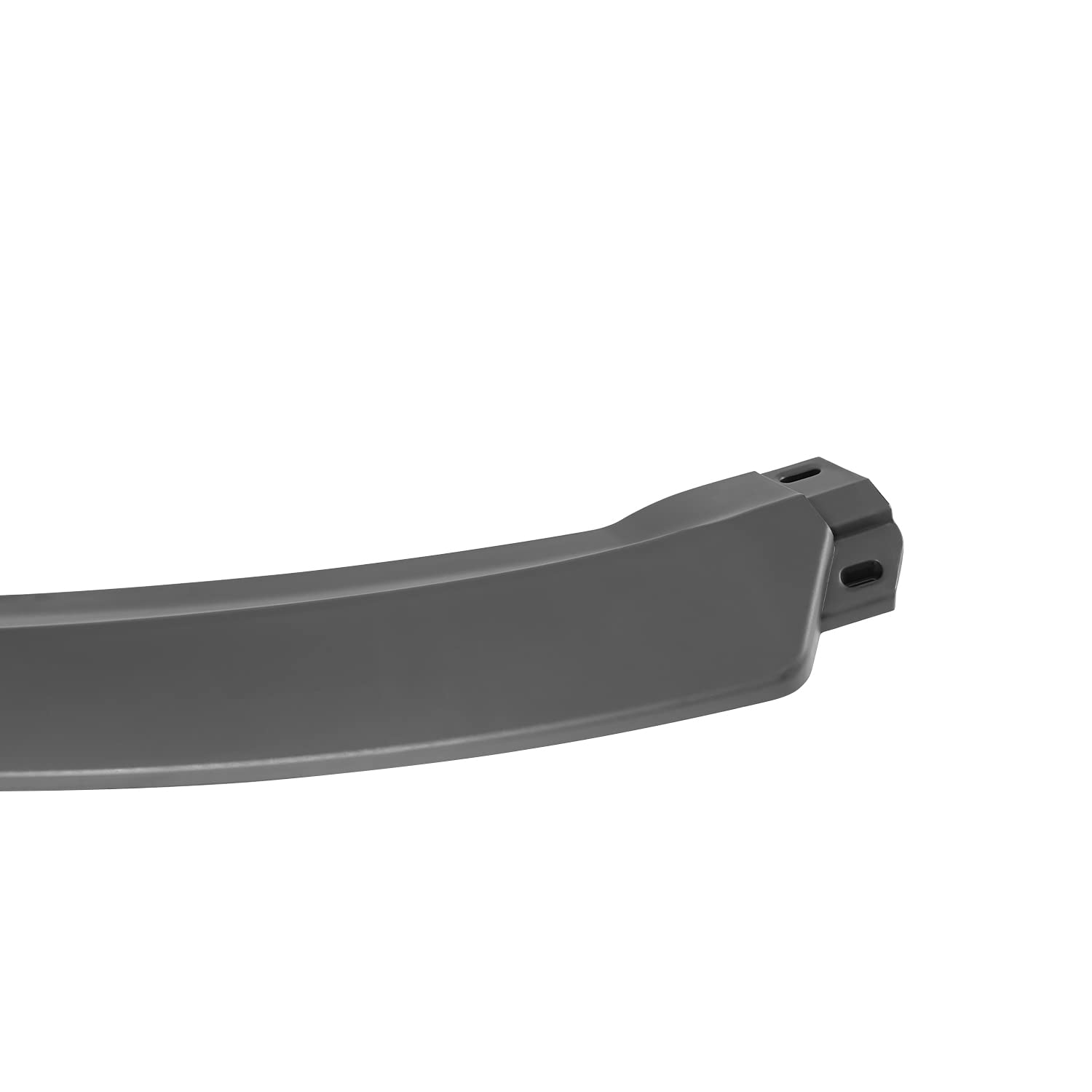 Front Bumper Lip Spec-D Tuning Black Compatible with Tesla Model S 2012-2016