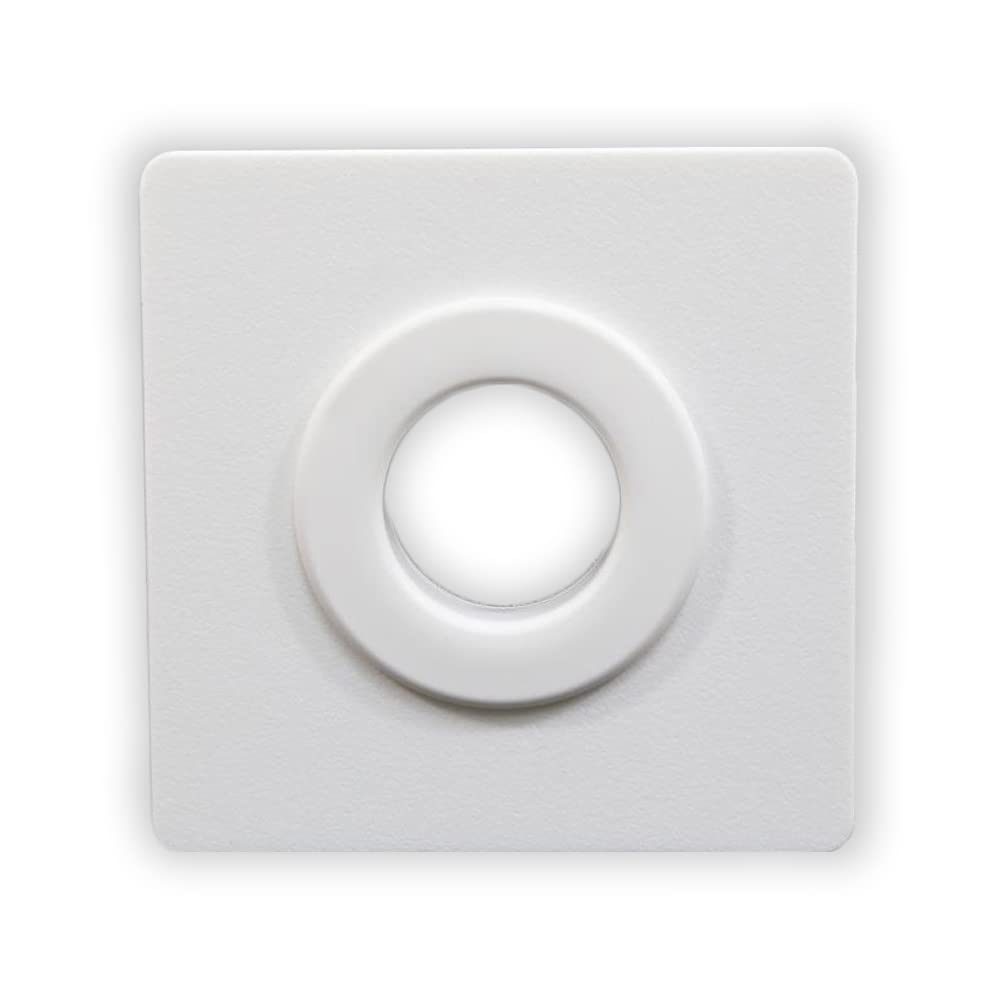 T-H Marine Grommet Set T-Top Rod Pass Through | Ideal for Rod or Wiring Pass-Through for T-Top Boats | Includes Chafe Guard for Wire Runs - 3", Fish White