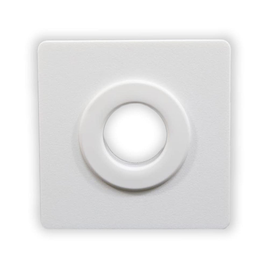 T-H Marine Grommet Set T-Top Rod Pass Through | Ideal for Rod or Wiring Pass-Through for T-Top Boats | Includes Chafe Guard for Wire Runs - 3", Fish White