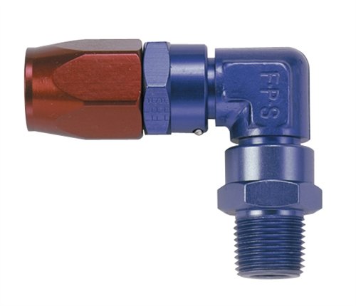 Fragola Performance Systems #6 X 90 X 9/1618 (6) Hose End Black 189006-BL
