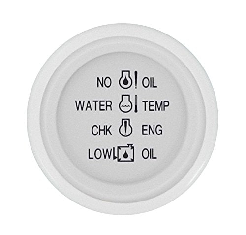Arctic System Sierra International 68385P Scratch Resistant Domed Glass Lens Check Gauge for Johnson/Evinrude, 2"