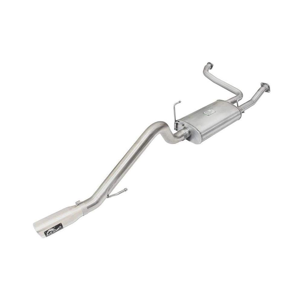 MACH Force-Xp aFe Power 2-1/2" x 3" Stainless Steel Cat-Back Exhaust System with Polished Tip