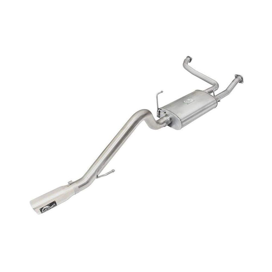 MACH Force-Xp aFe Power 2-1/2" x 3" Stainless Steel Cat-Back Exhaust System with Polished Tip
